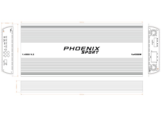 DL Audio Phoenix Sport 1.4500 v.2 Усилитель