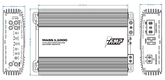 Усилитель AMP MASS 1.1000