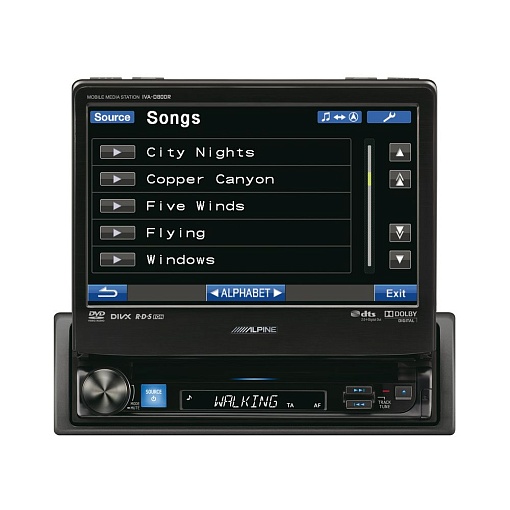 DVD с монитором Alpine IVA-D800R