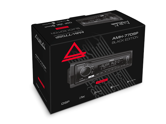 Автомобильный USB/BT ресивер Aura AMH-77DSP BLACK EDITION