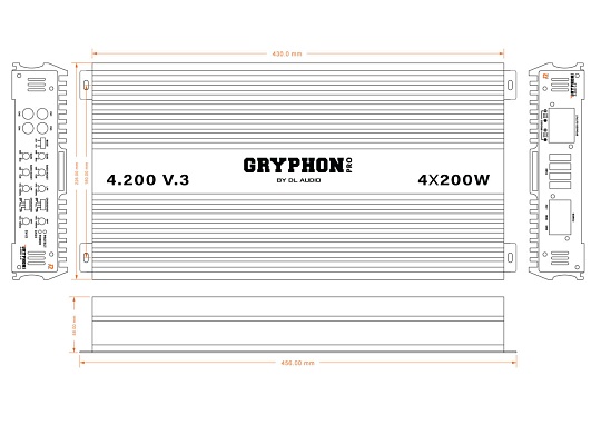 DL Audio Gryphon Pro 4.200 v.3 Усилитель
