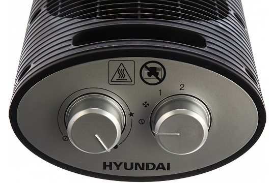 Тепловентилятор Hyundai H-FH1.5-F10MC 1500Вт черный