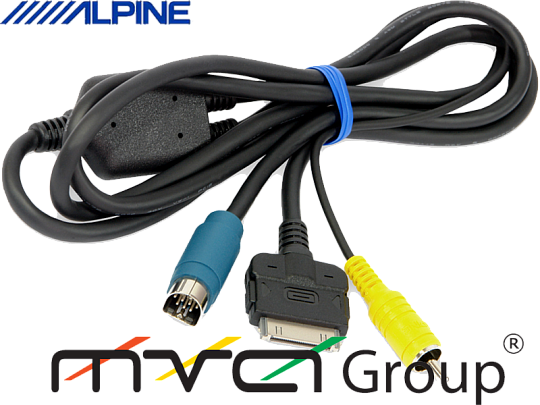 Alpine KCE-435iv кабель iPod для IVA-D106R и KCE-400BT