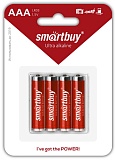Батарейка Smartbuy LR03/4B ААА SBBA-3A04B (4шт/уп)