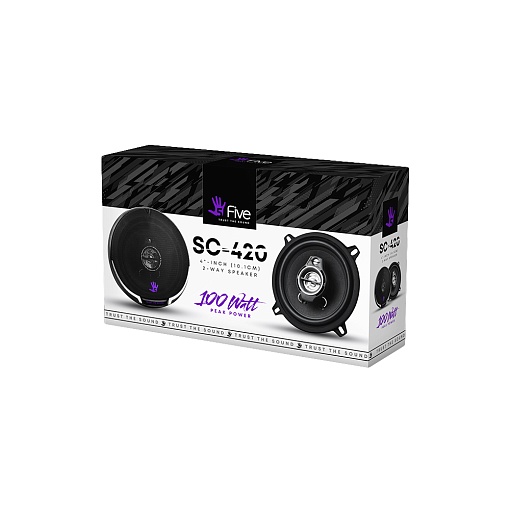 Коаксиальная акустика FIVE SC-420 4" (10,16 см)